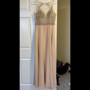 Fashion Nova Own the Room Embroidered Gown